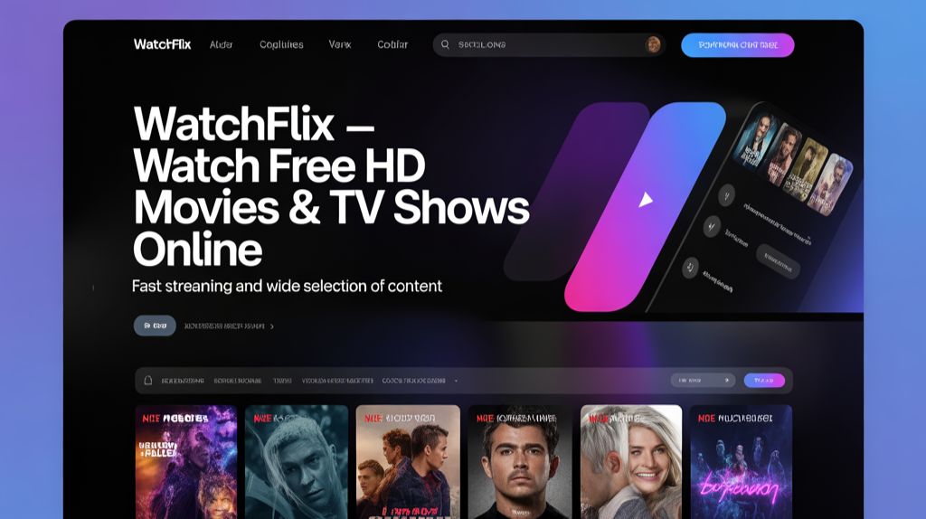 Trending movies and TV shows available on Watchflix